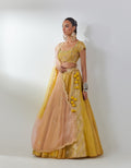 Lemon Lehenga Set