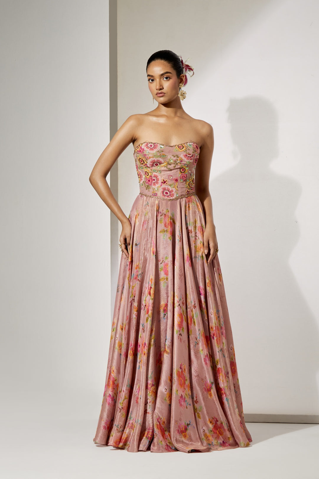Blush Corset &amp; Skirt Set