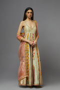 Ivory & Gold anarkali set