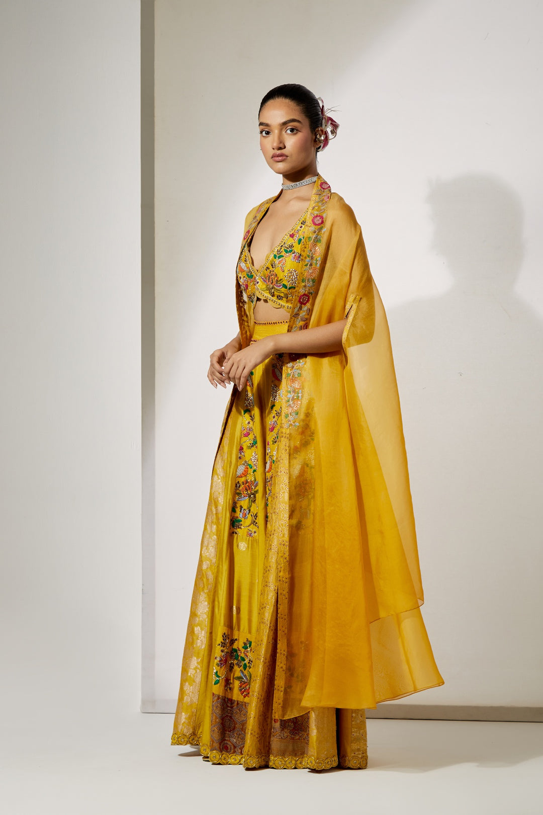 Sunlit Royale Embroidered Sharara Set