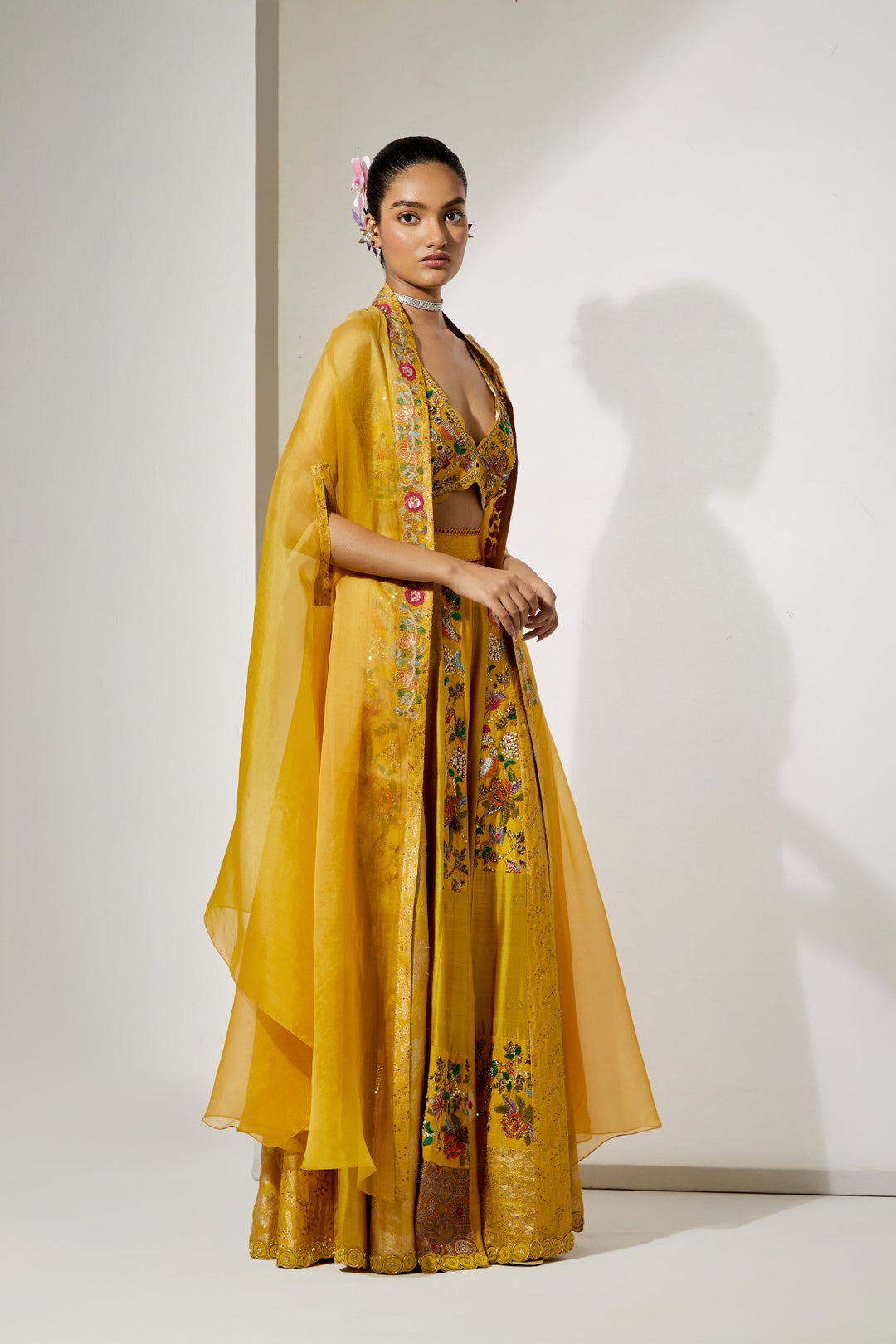 Sunlit Royale Embroidered Sharara Set