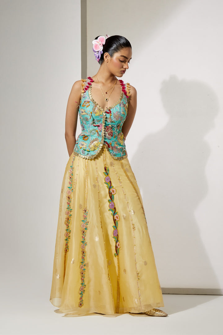 Celeste Corset &amp; Skirt Set