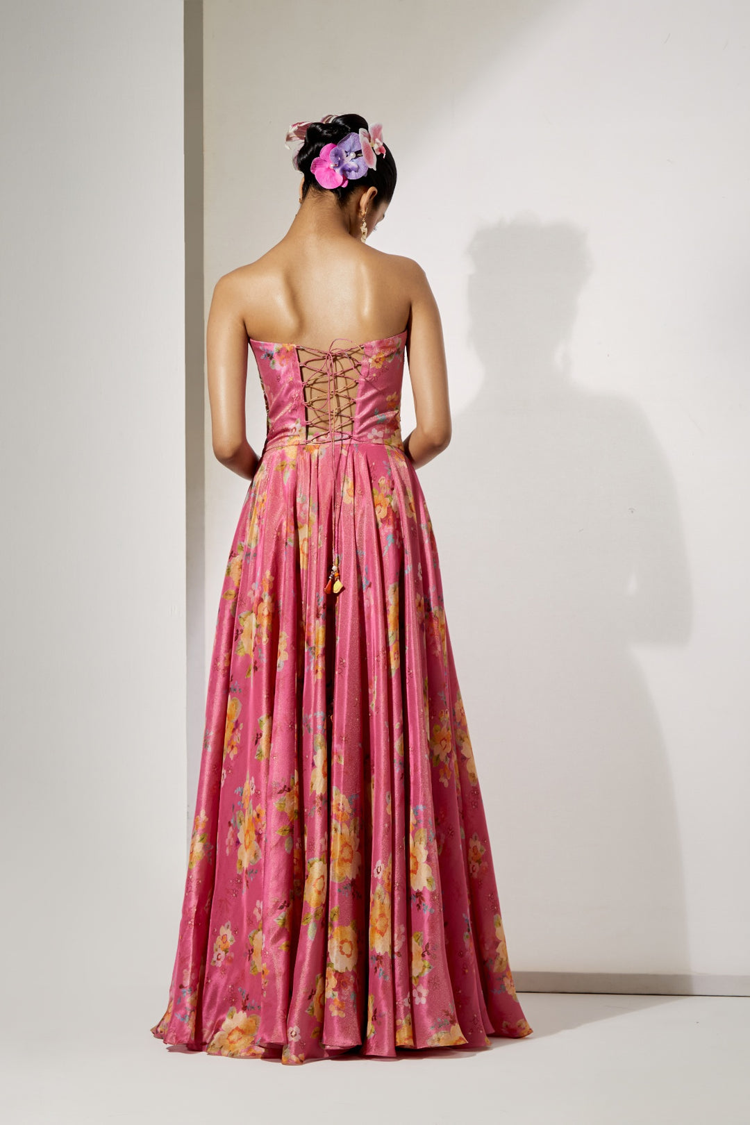Rose Pink Corset &amp; Skirt Set