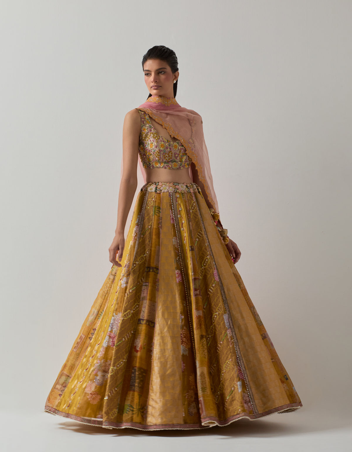 Yellow Lehenga Set