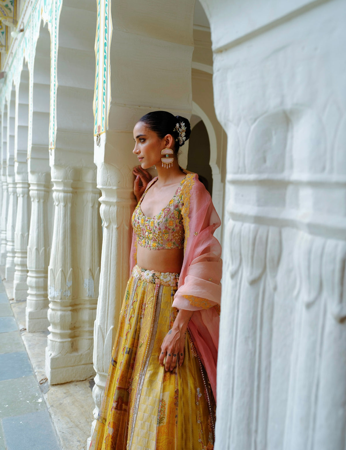 Yellow Lehenga Set