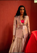 Blazer with Lehenga
