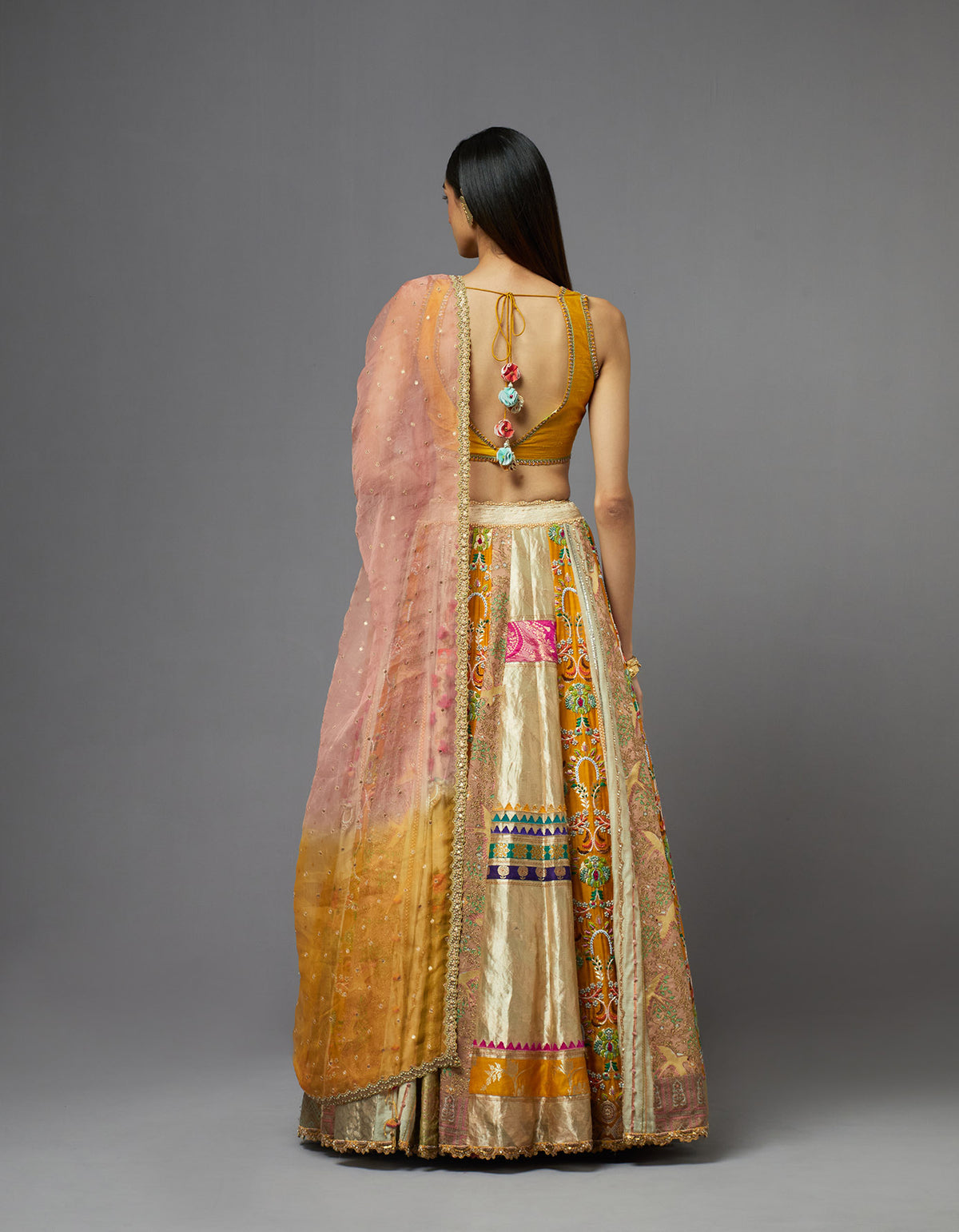 Ivory Multi Lehenga Set