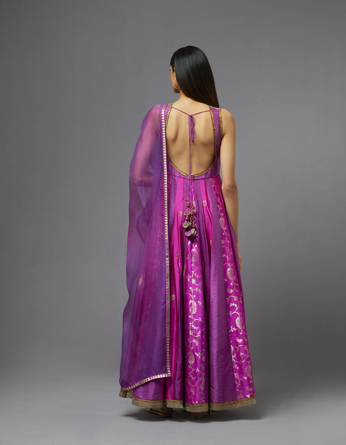 Purple Anarkali