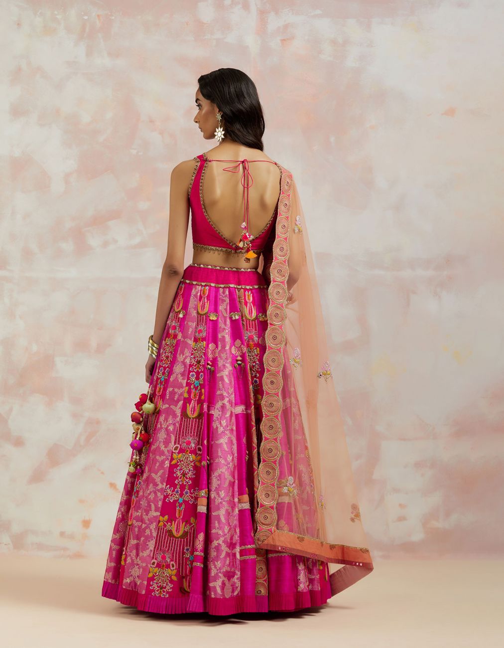 Fuchsia Lehenga Set