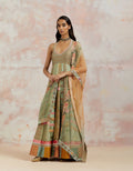 Light Green Anarkali Set