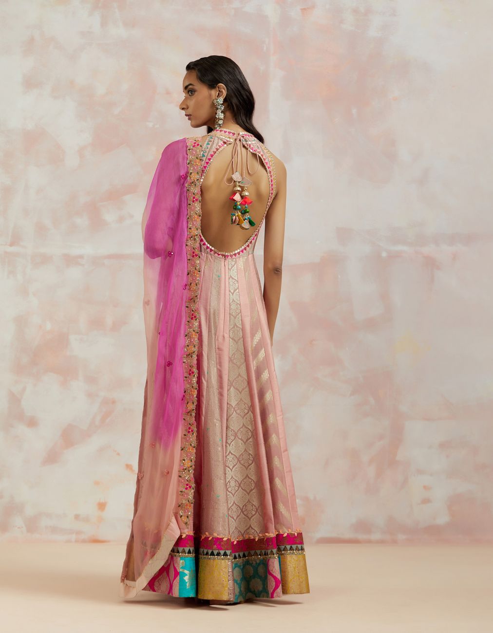 Blush Pink Anarkali Set